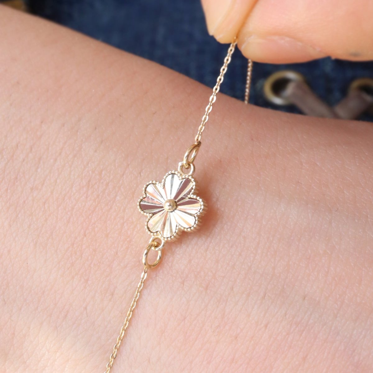 Yonca Altın Bileklik