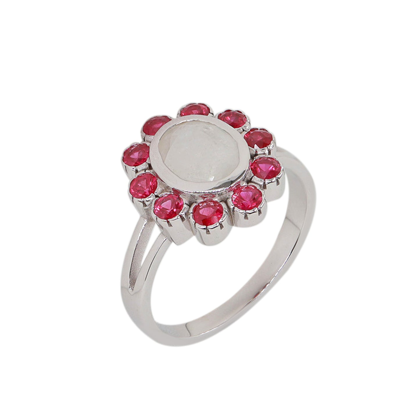 Moonstone & Yakut Vintage Yüzük