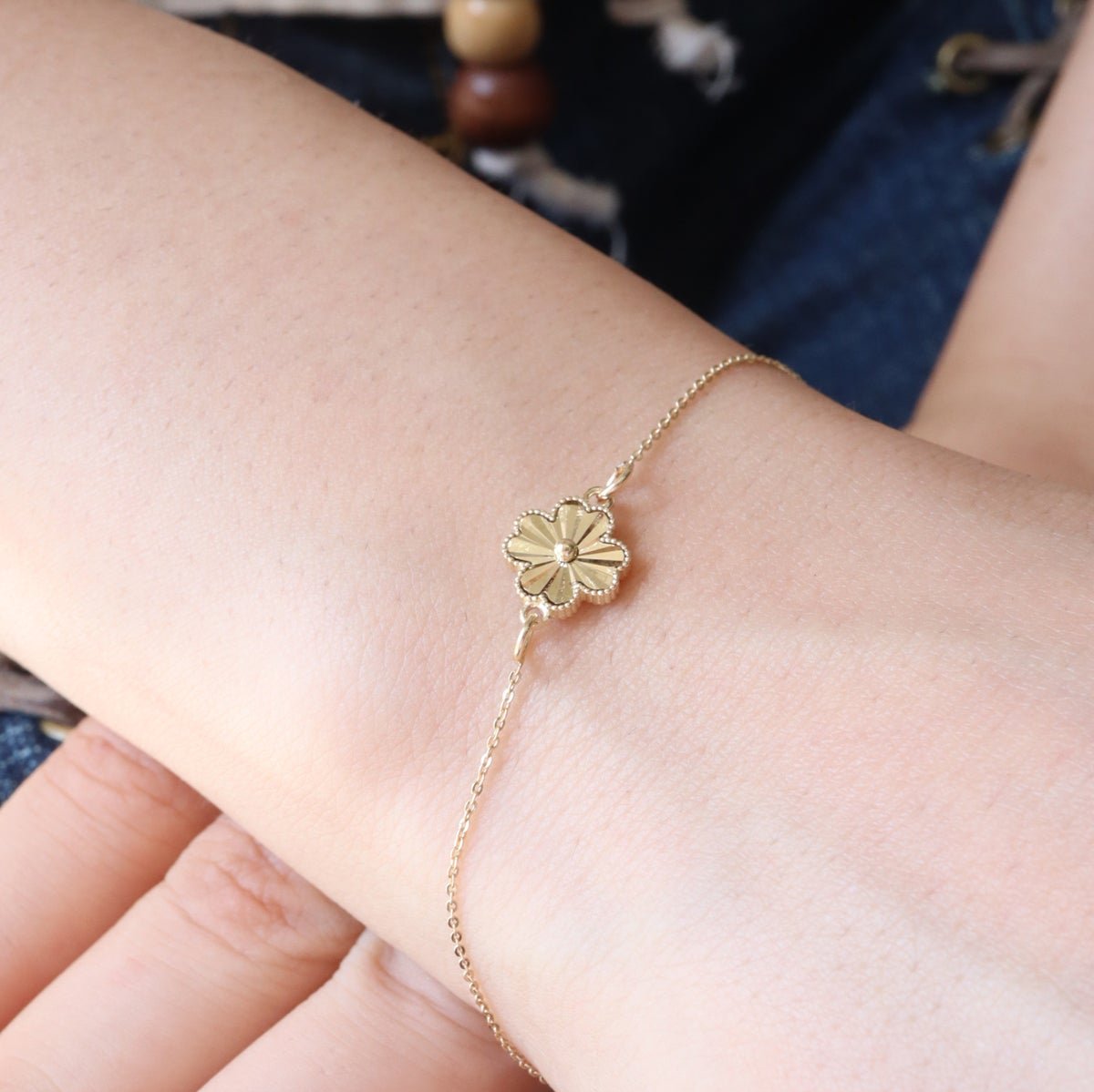 Yonca Altın Bileklik