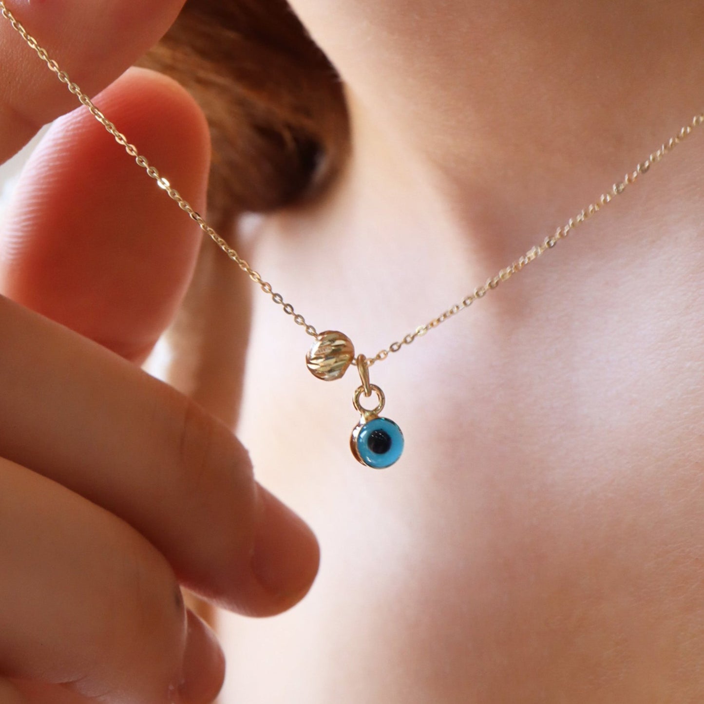 Nazar Boncuklu Dorica Toplu Kolye