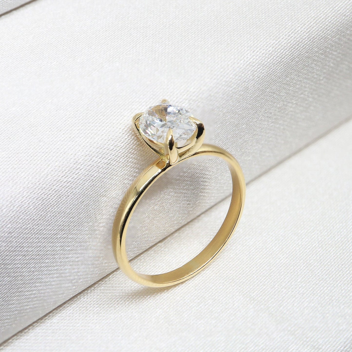 0,80ct Oval Kesim Tektaş