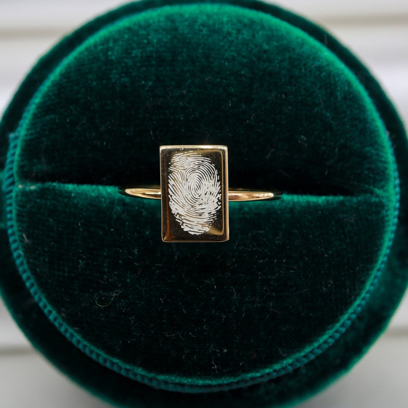 Kişiselleştirilmiş Parmak İzli Yüzük