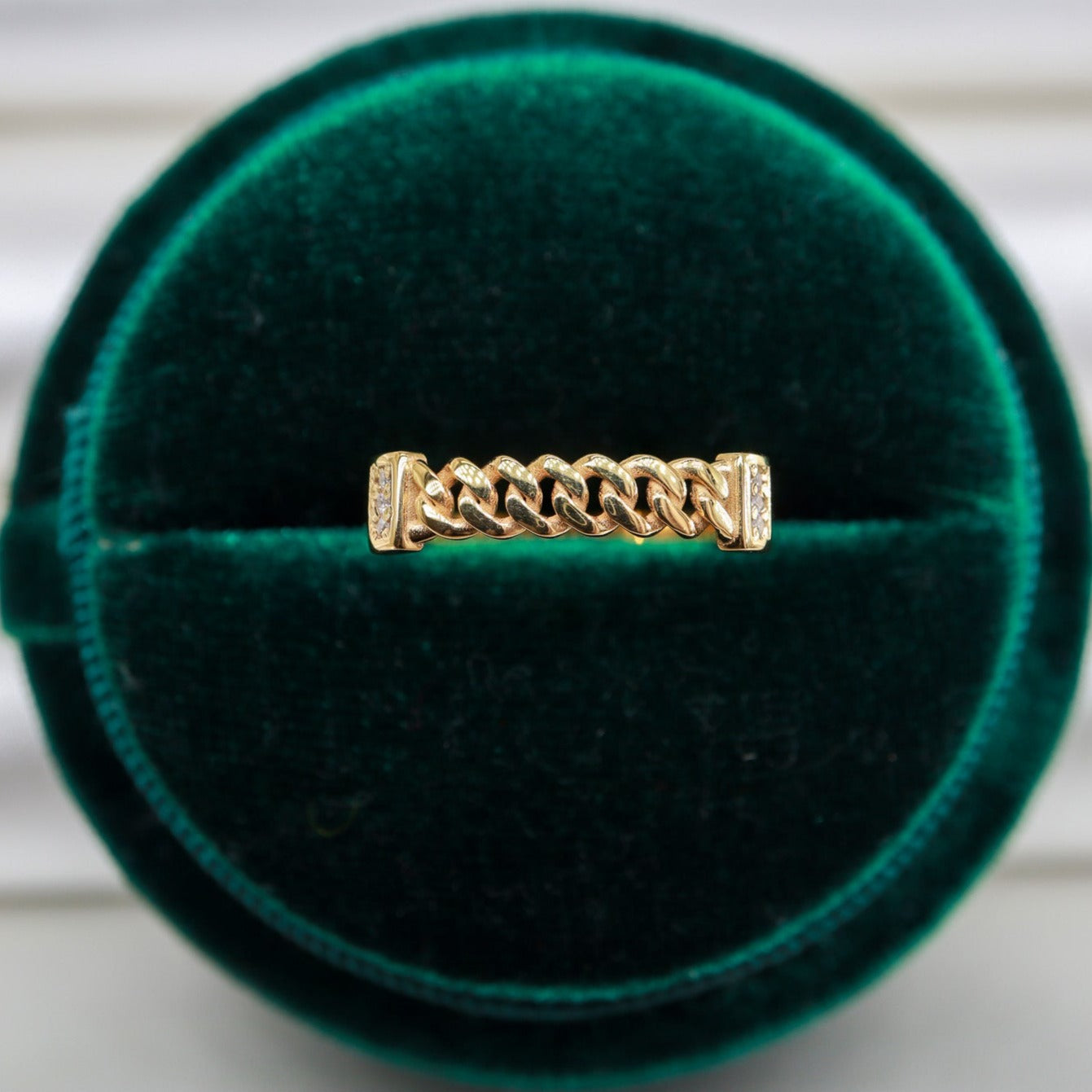 Minimal Pırlantalı Yüzük