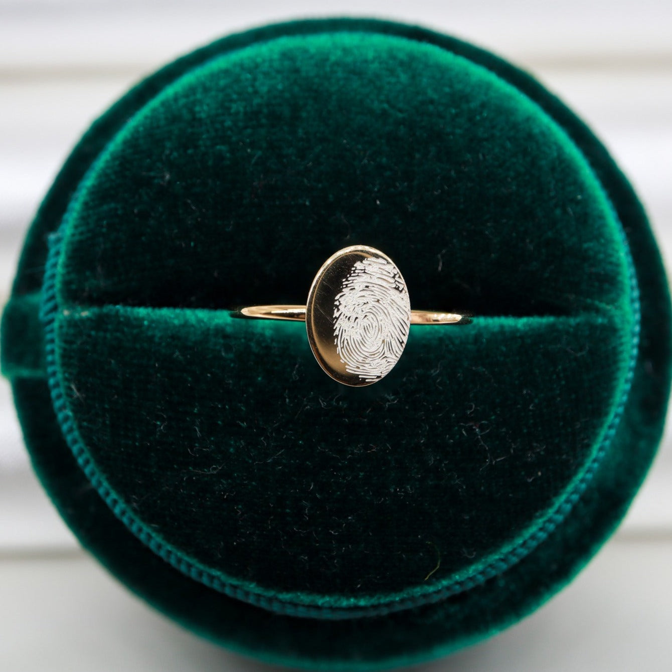 Kişiselleştirilmiş Parmak İzli Yüzük