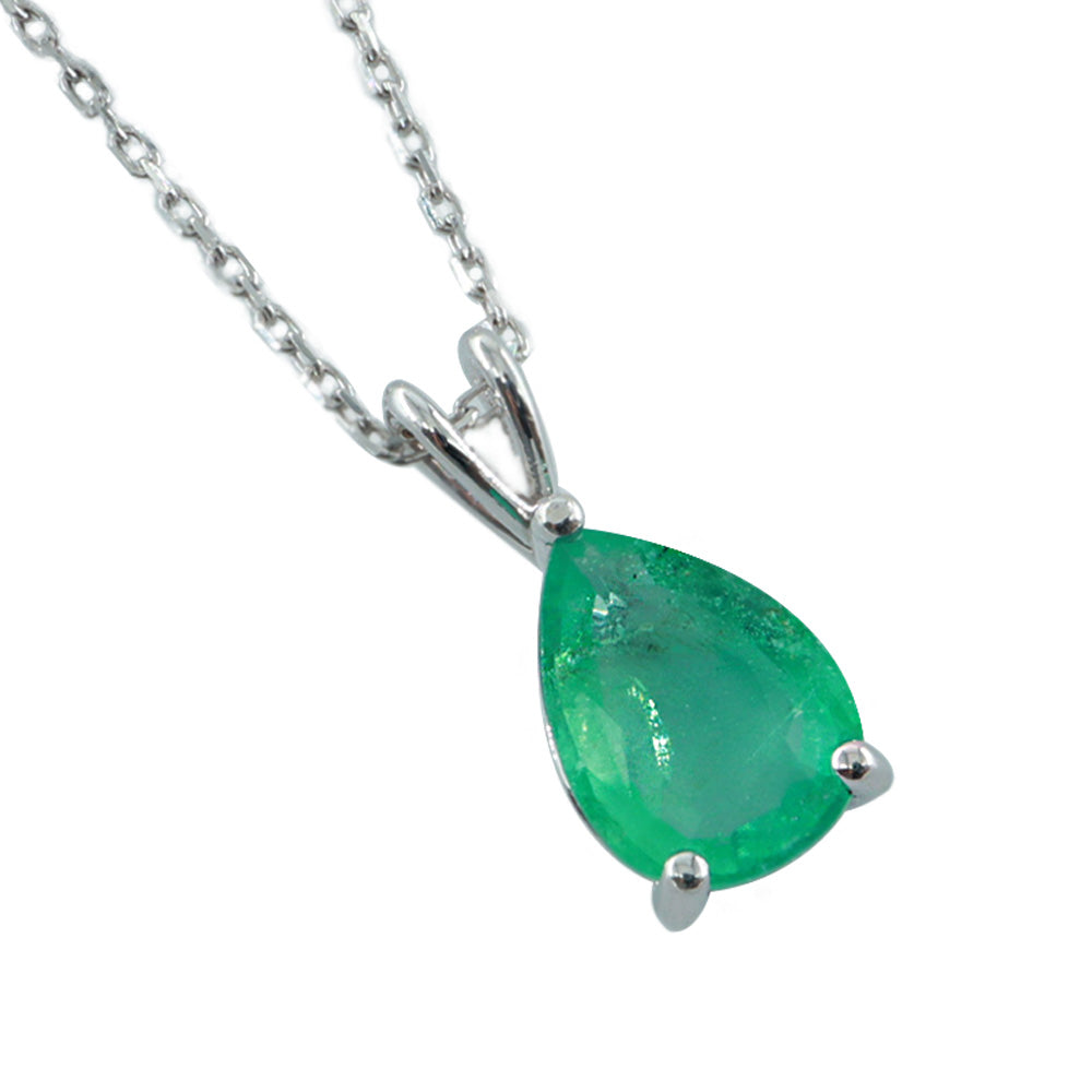 Zümrüt Damla Kolye