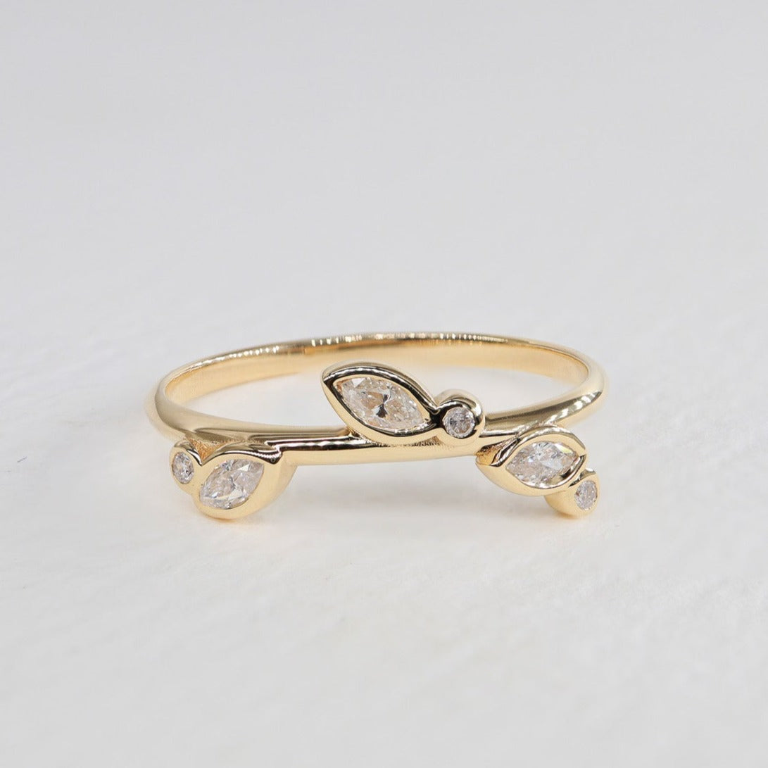 Vintage Markiz Pırlanta Yüzük