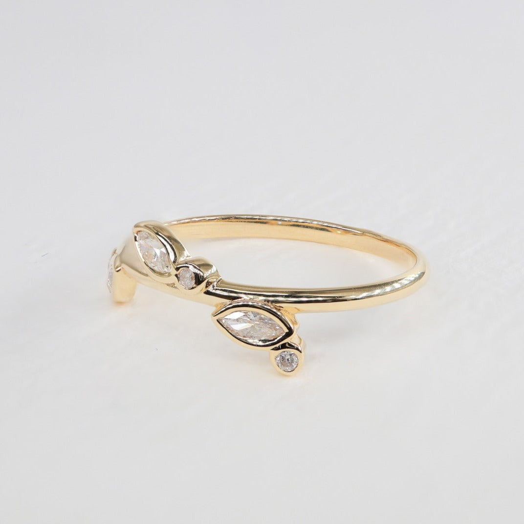 Vintage Markiz Pırlanta Yüzük