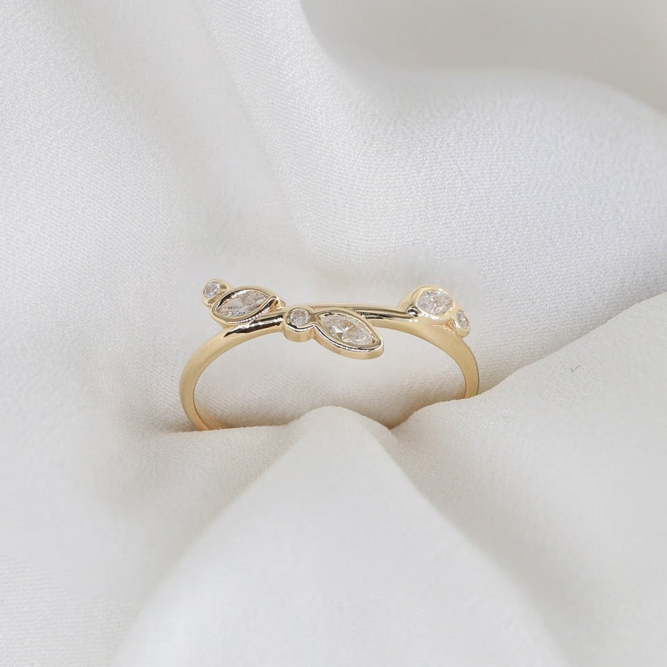 Vintage Markiz Pırlanta Yüzük