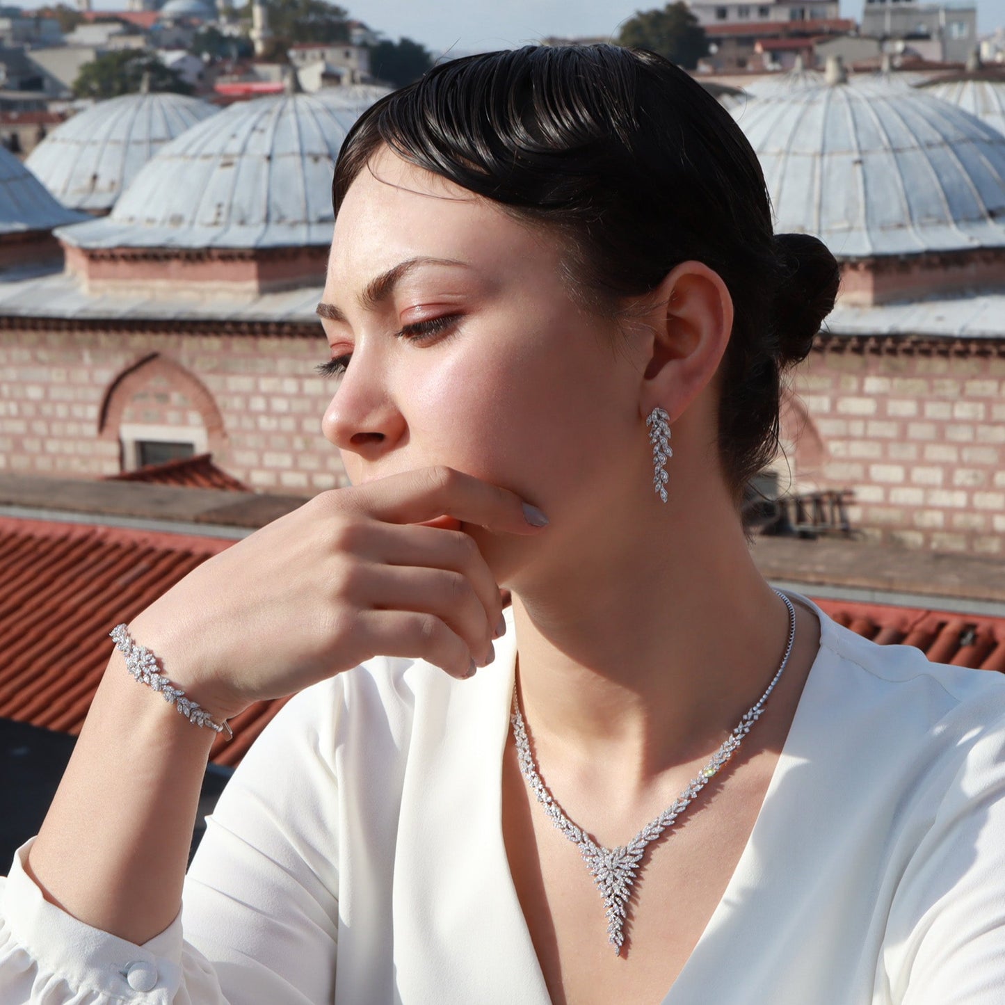 1,10ct Pırlanta Küpe