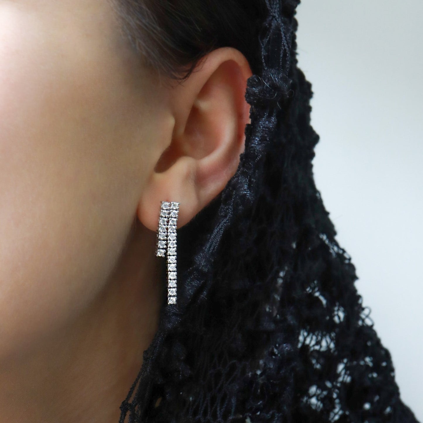 Su Yolu Pırlanta Küpe