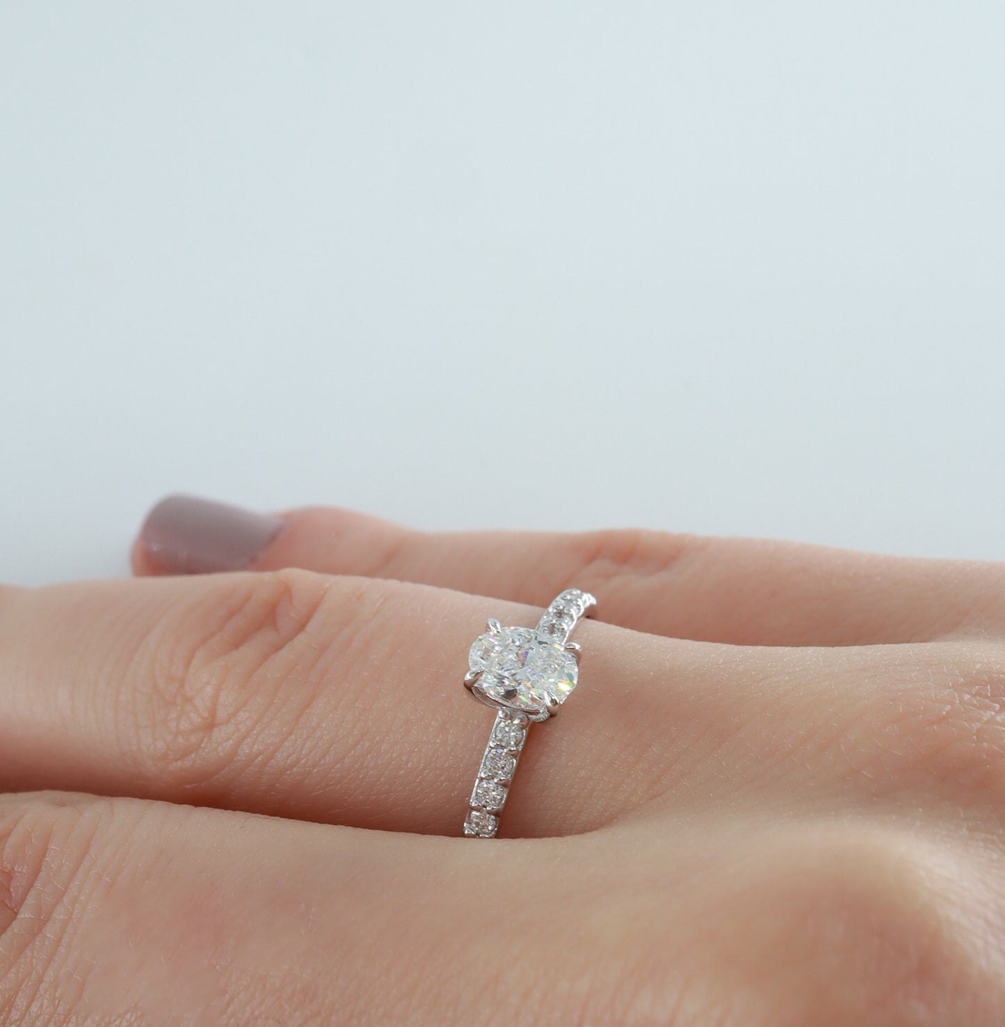 0,70ct Oval Taşlı Pırlanta Yüzük