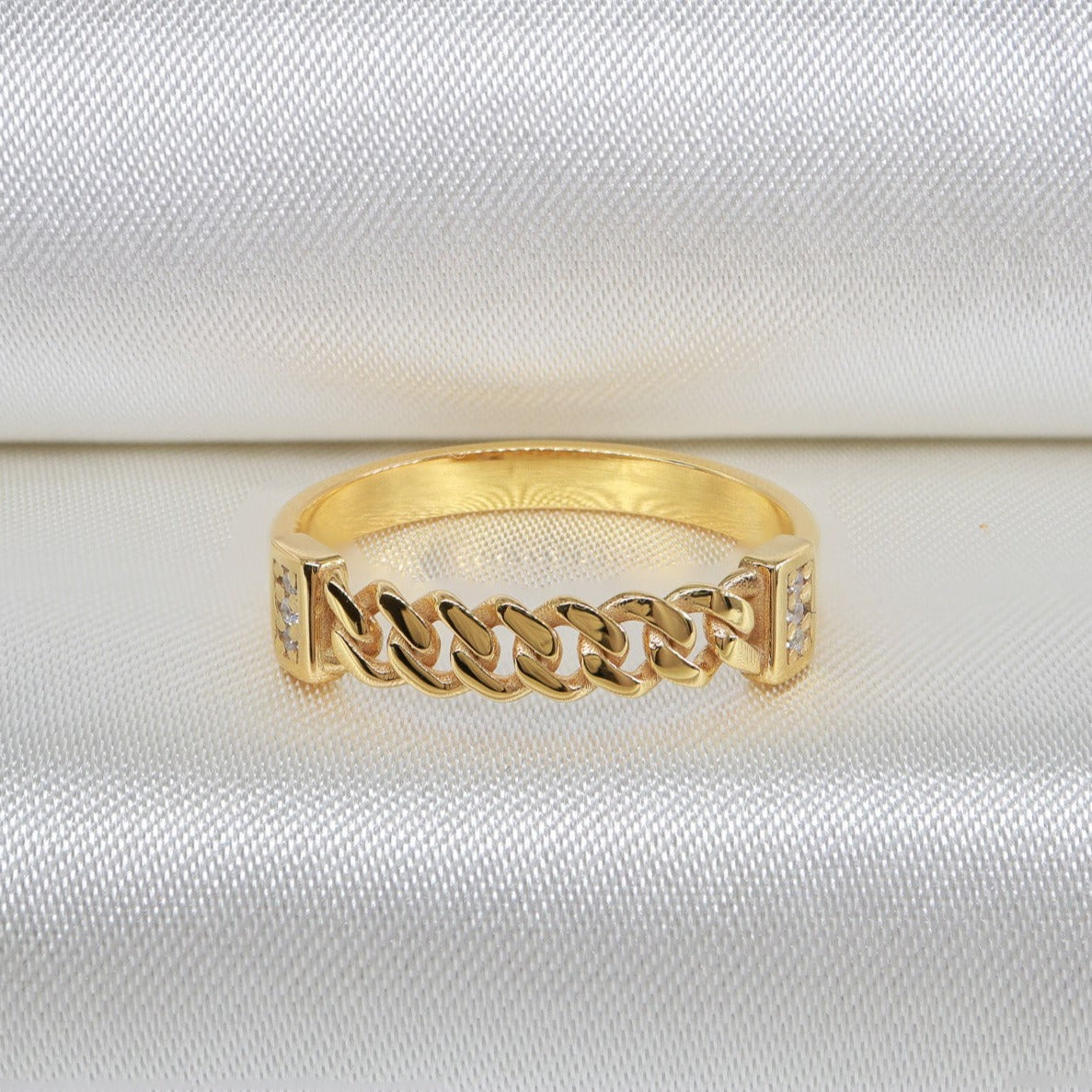 Minimal Pırlantalı Yüzük