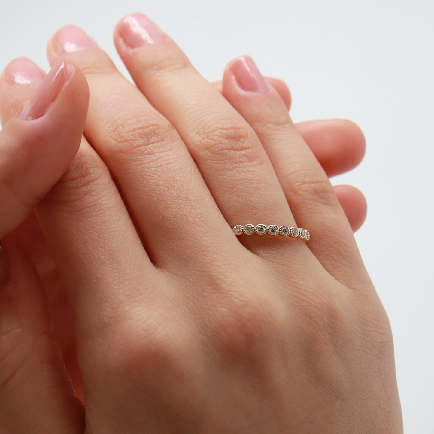 Minimal Vintage Yarım Tur Yüzük