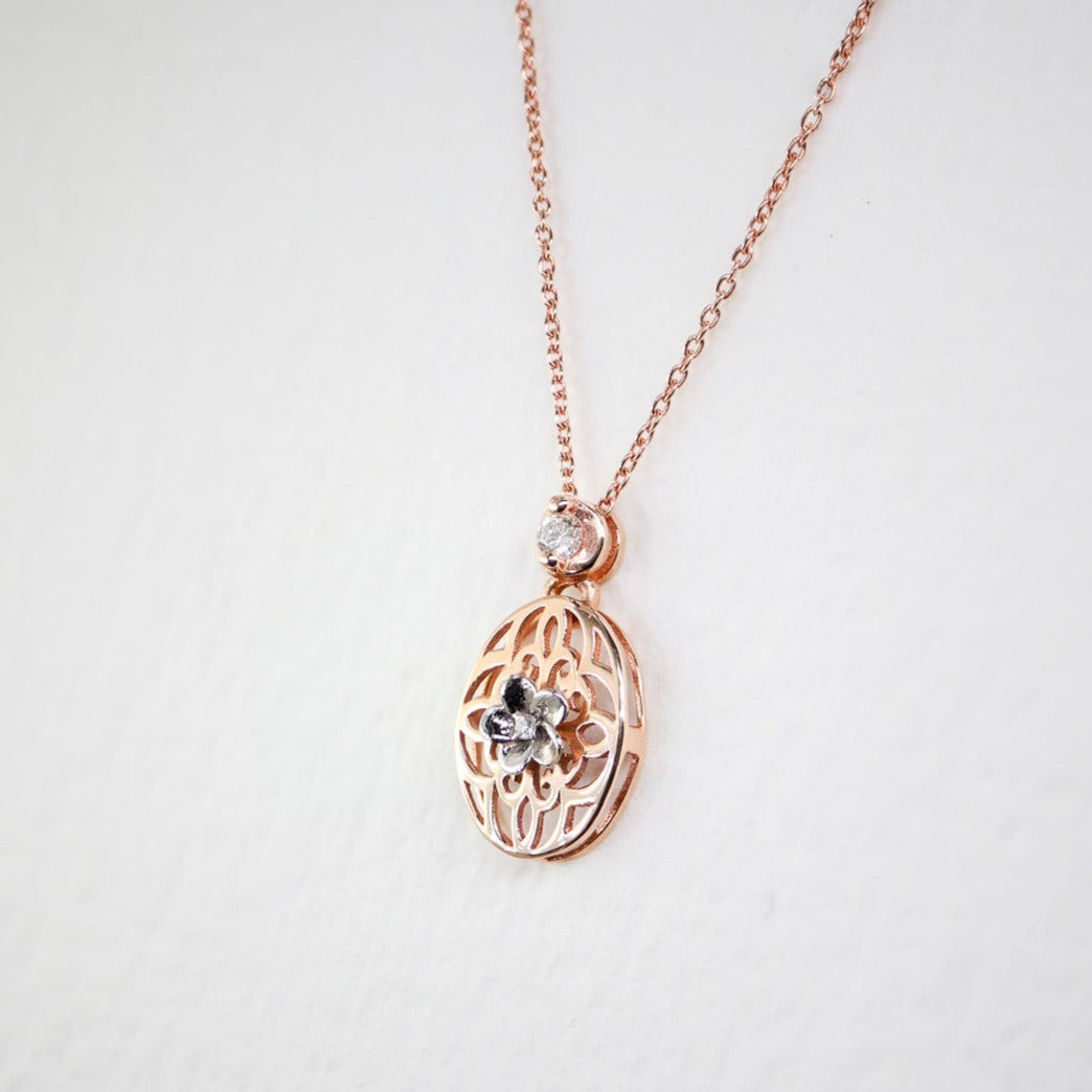 Pırlantalı Minimal Kolye