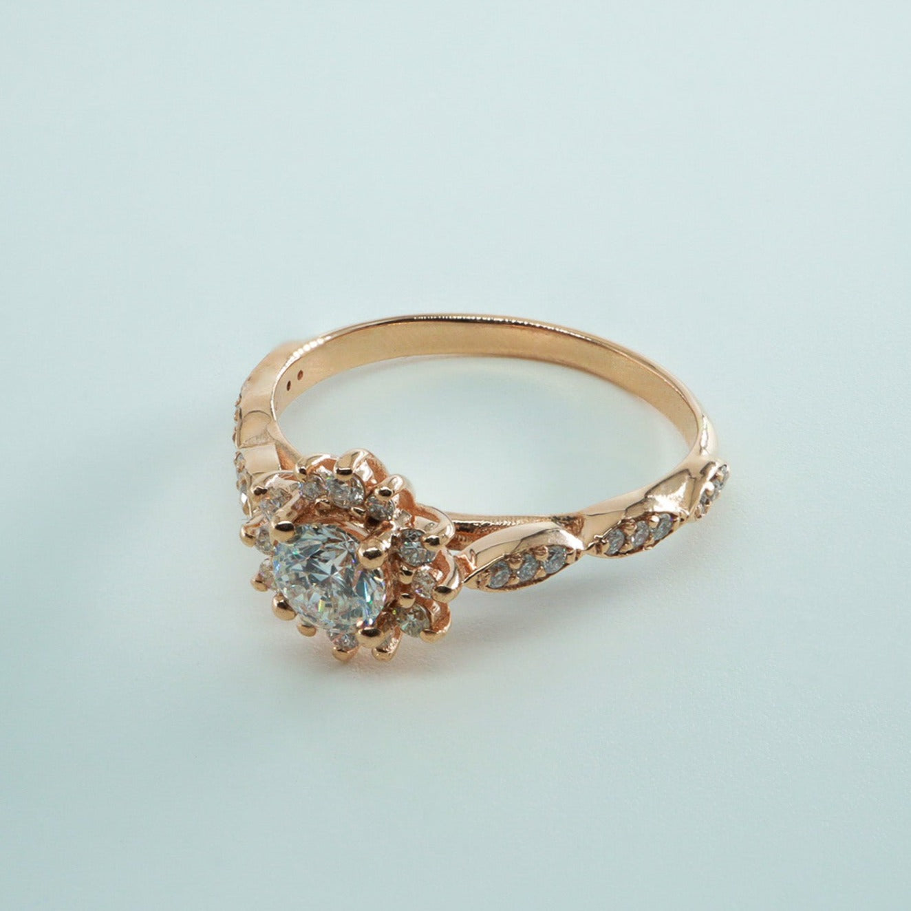 0,65ct Vintage Pırlanta Yüzük