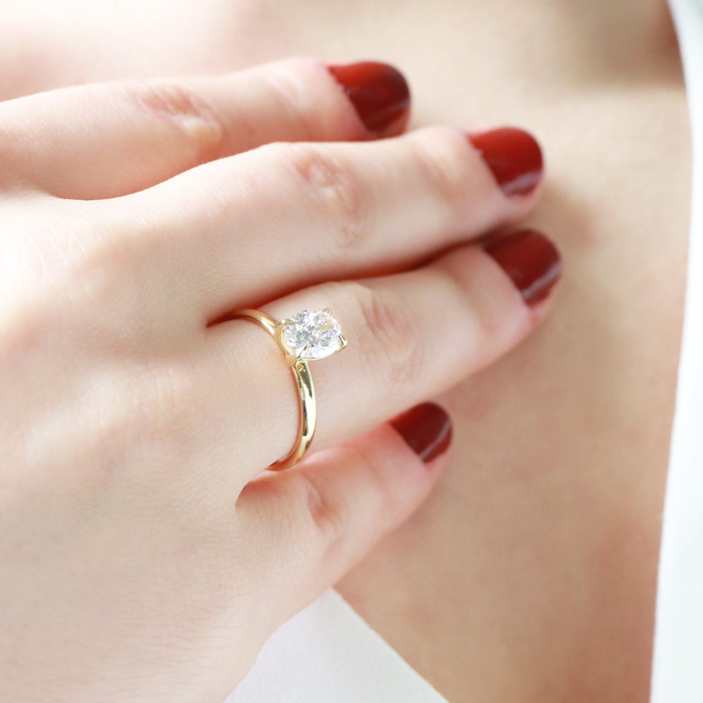 0,80ct Oval Kesim Tektaş