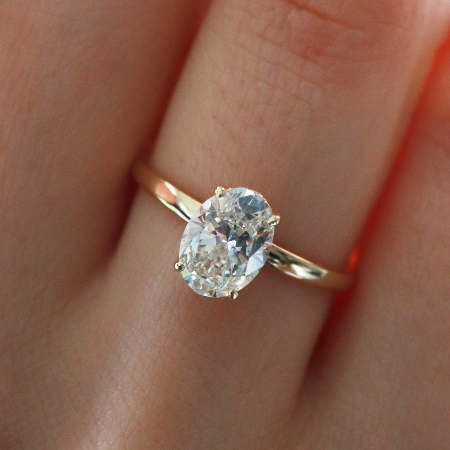 1,08ct Oval Tektaş Pırlanta