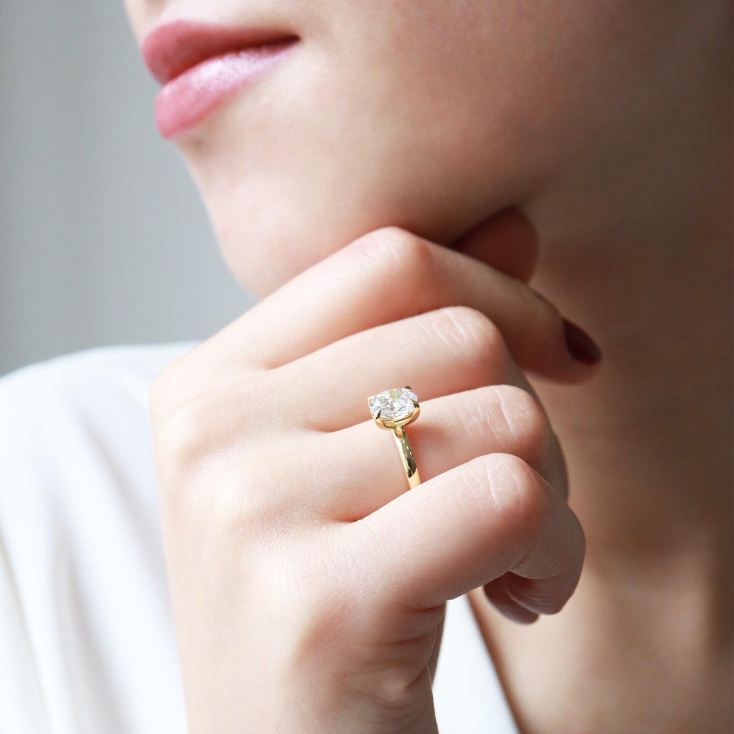 0,80ct Oval Kesim Tektaş