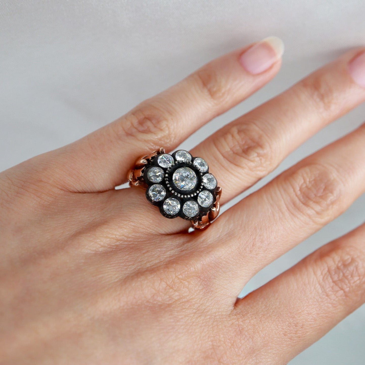 1,30ct Elmas Gül Model Yüzük