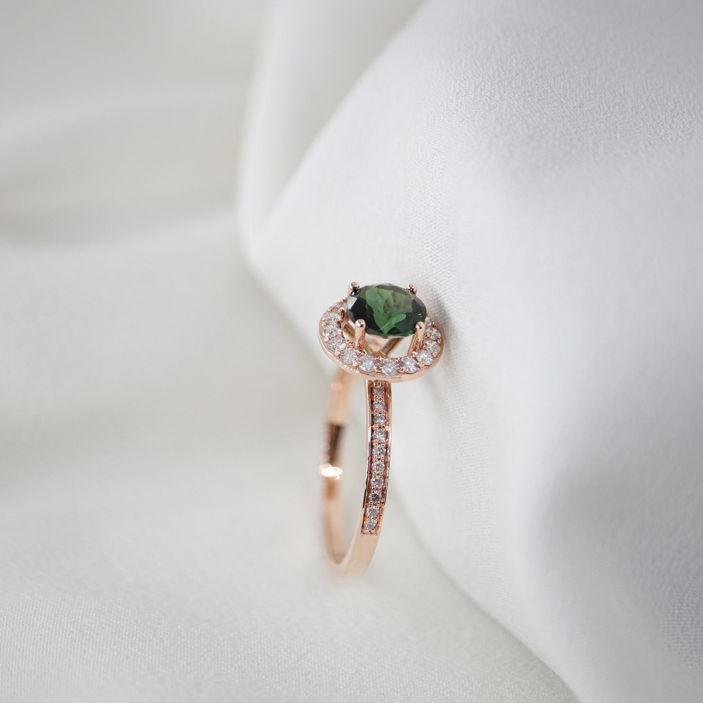 Yeşil Turmalin & Pırlanta