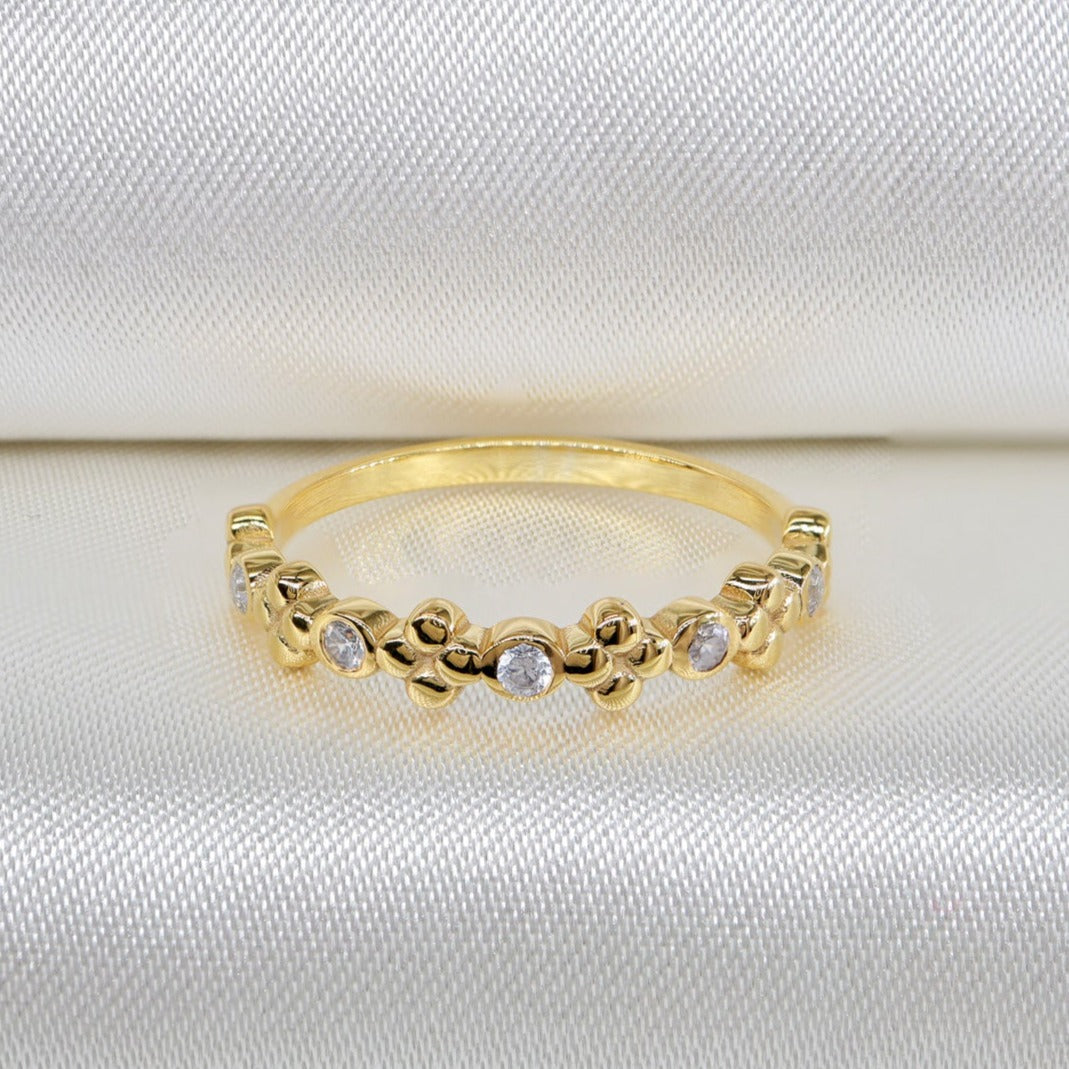 Minimal Pırlantalı Yüzük