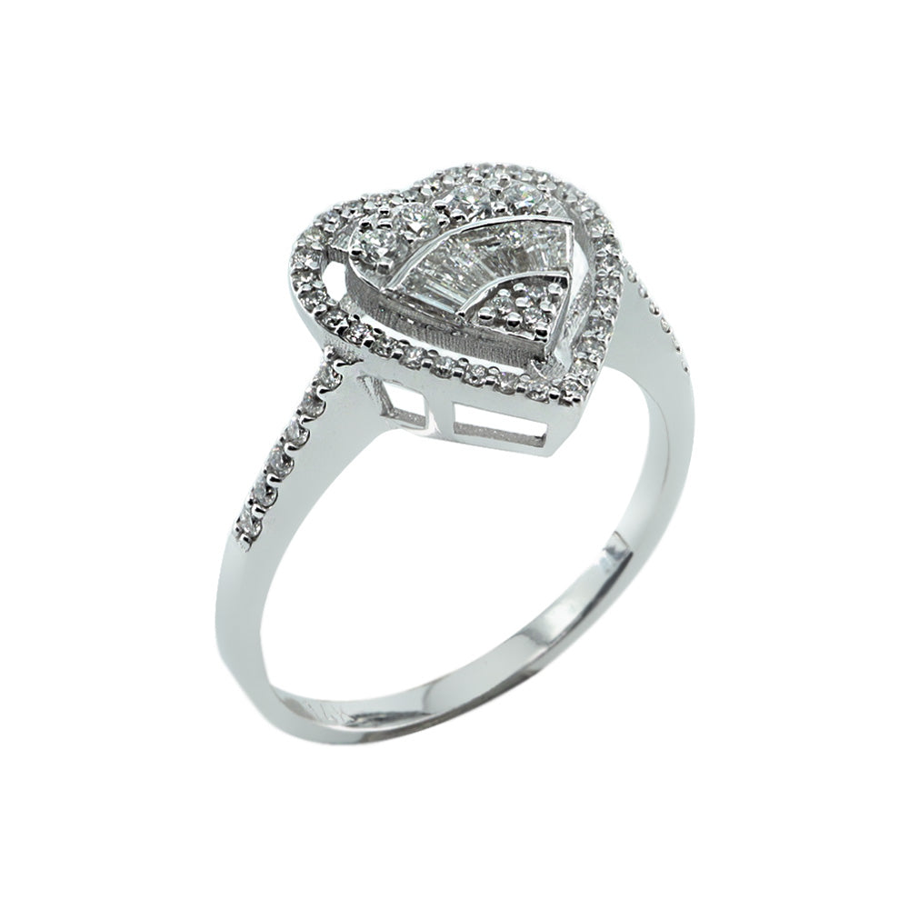 0,45ct Kalp Baget Pırlanta