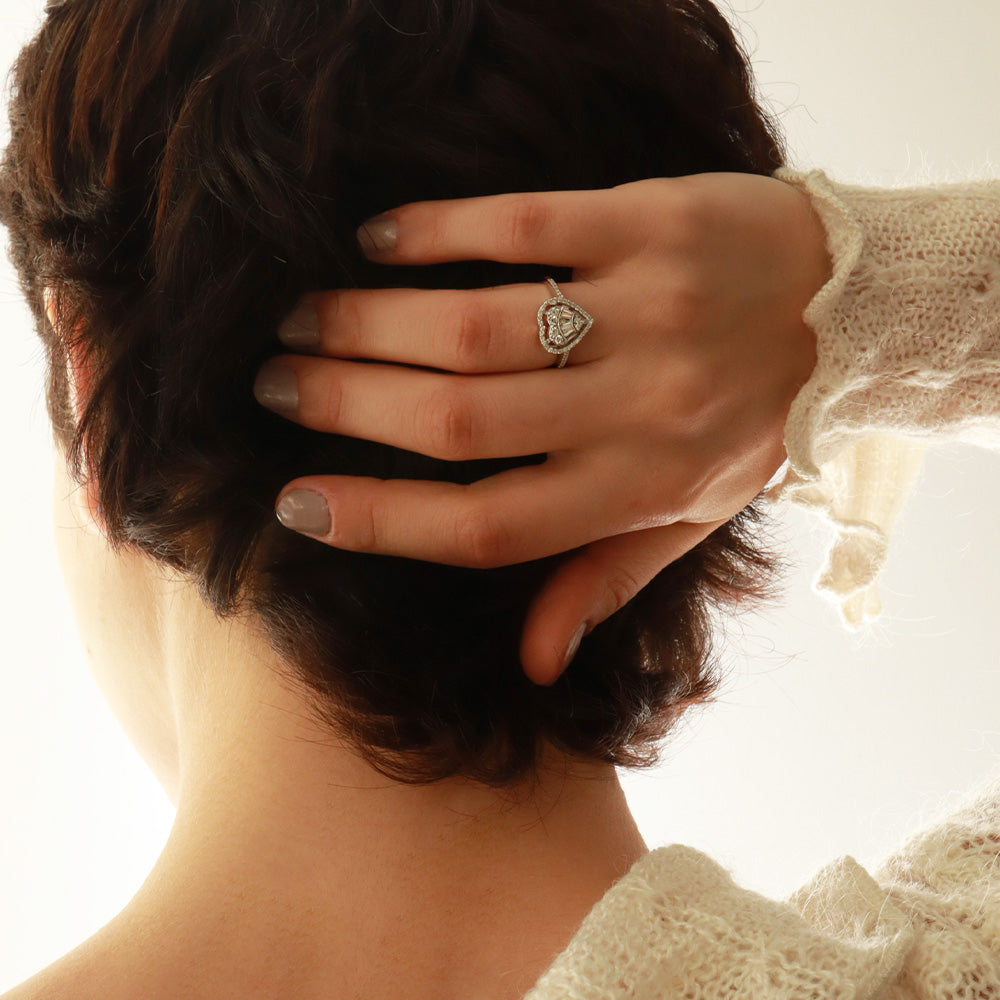 0,45ct Kalp Baget Pırlanta