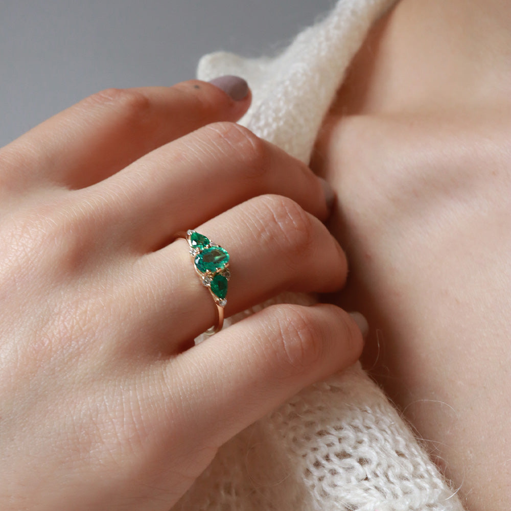 Vintage Zümrüt & Pırlanta