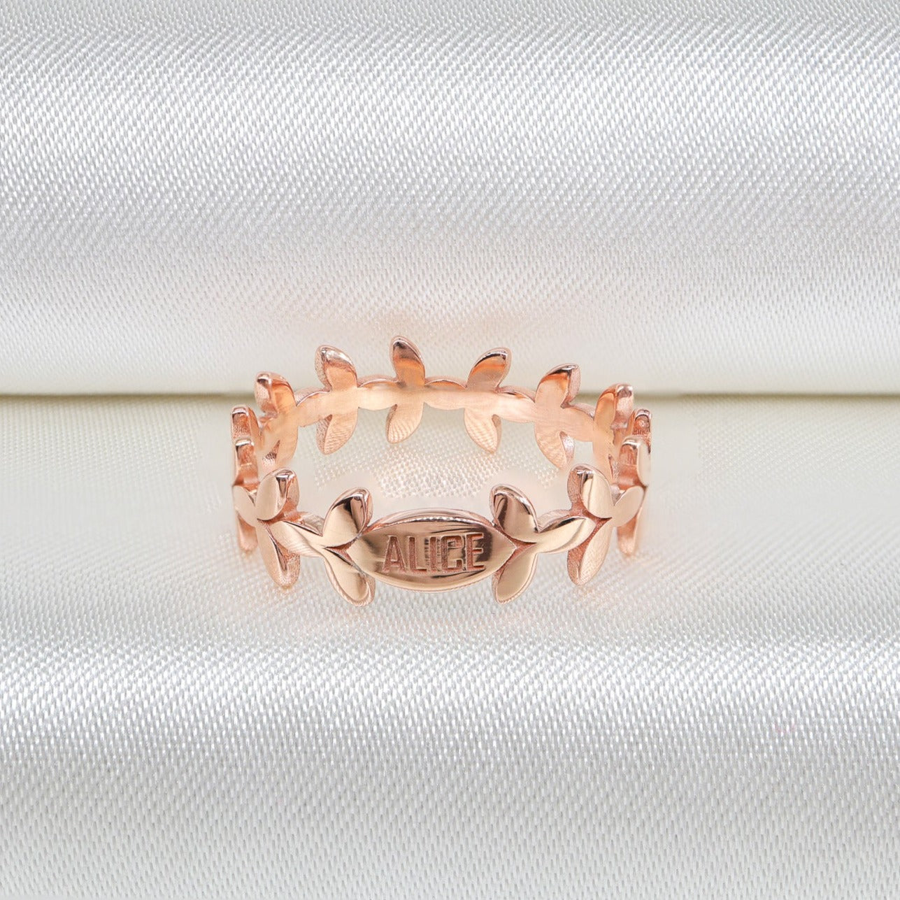 İsimli Minimal Yüzük