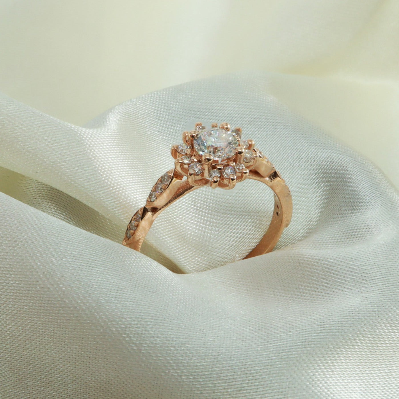 0,65ct Vintage Pırlanta Yüzük