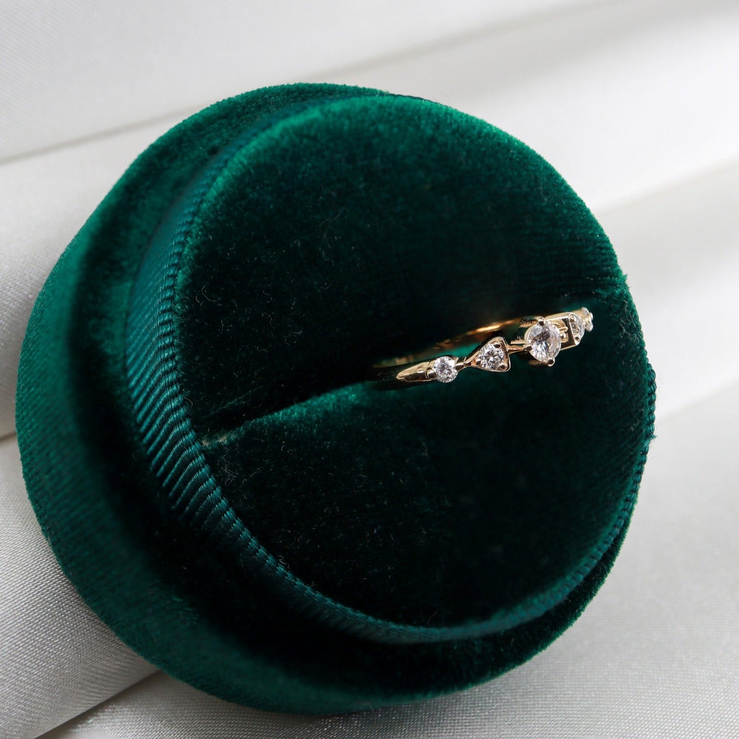 0,25ct Vintage Minimal Pırlanta Yüzük