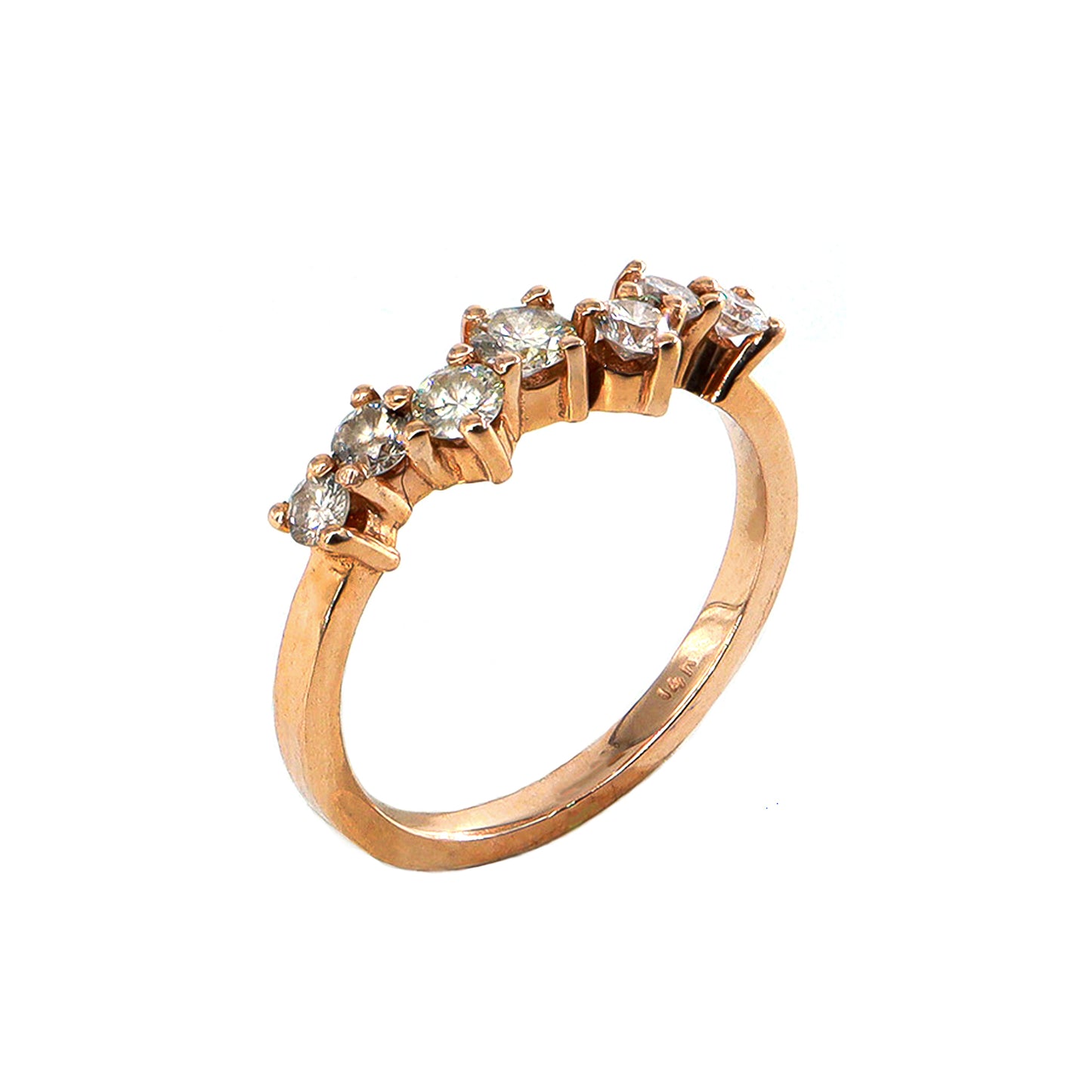 0,53ct Yedi Taşlı Özel Tasarım Pırlanta