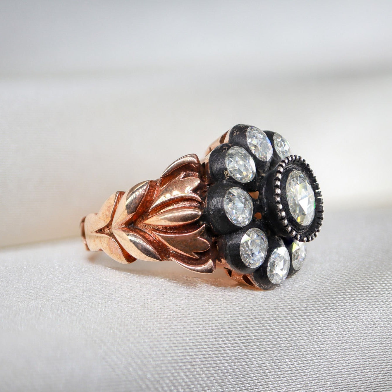 1,30ct Elmas Gül Model Yüzük