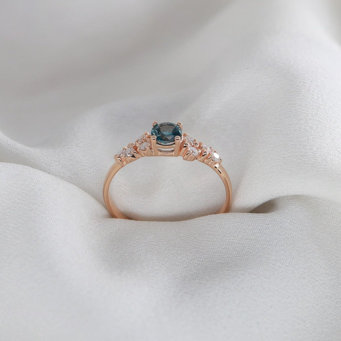 Safir & Pırlanta Vintage Yüzük