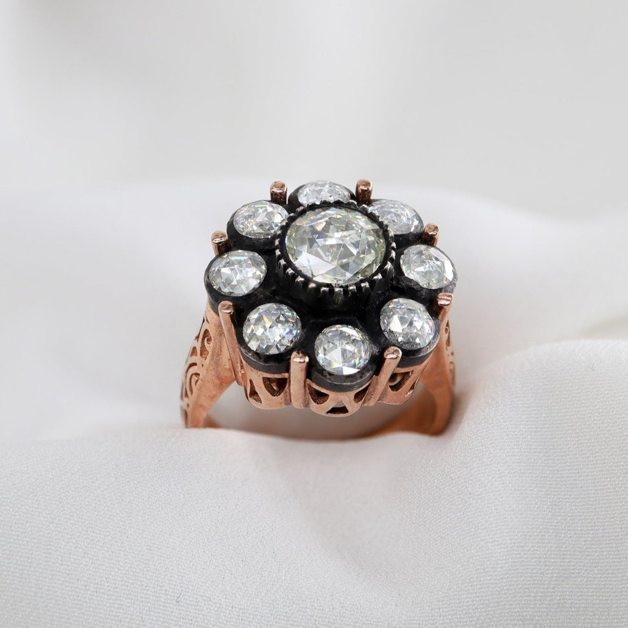 1,50ct Elmas Gül Model Yüzük