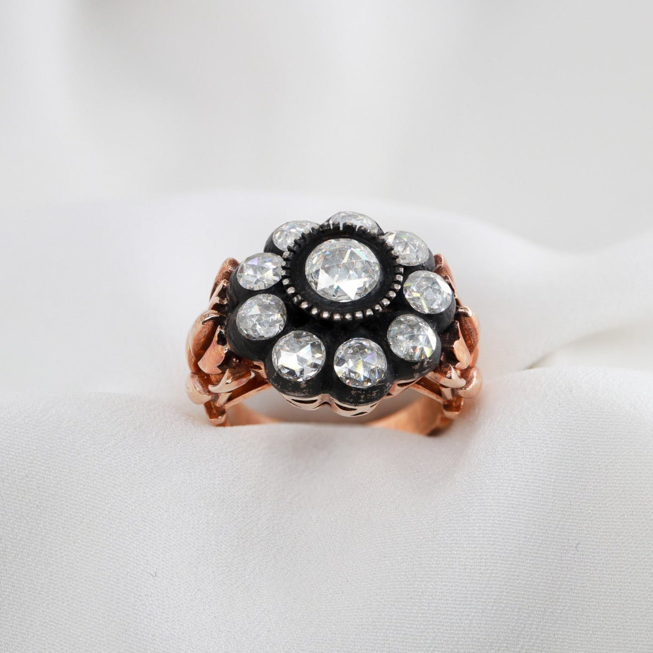 1,30ct Elmas Gül Model Yüzük