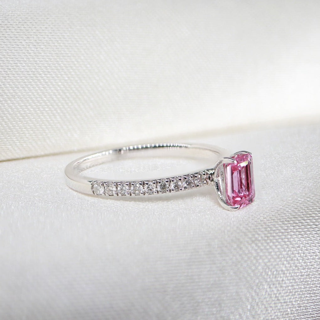 Emerald Pembe Safir & Pırlanta