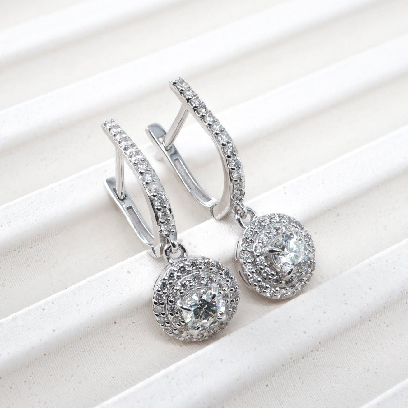 0,69ct Pırlanta Küpe