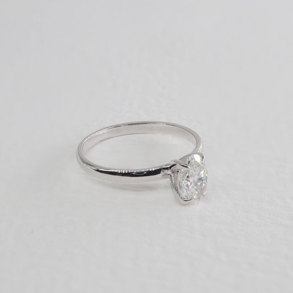 0,50ct Oval Taşlı Tektaş