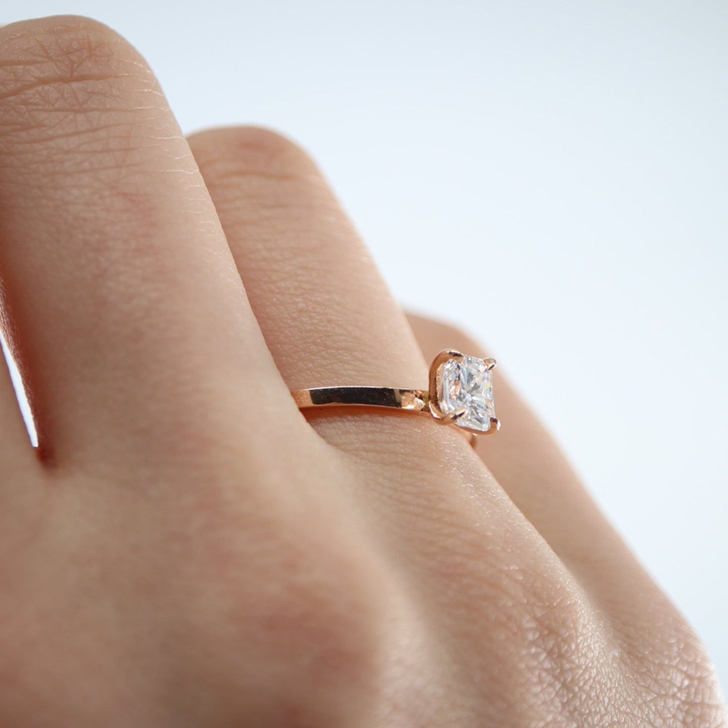 0,68ct Cushion Kesim Tektaş