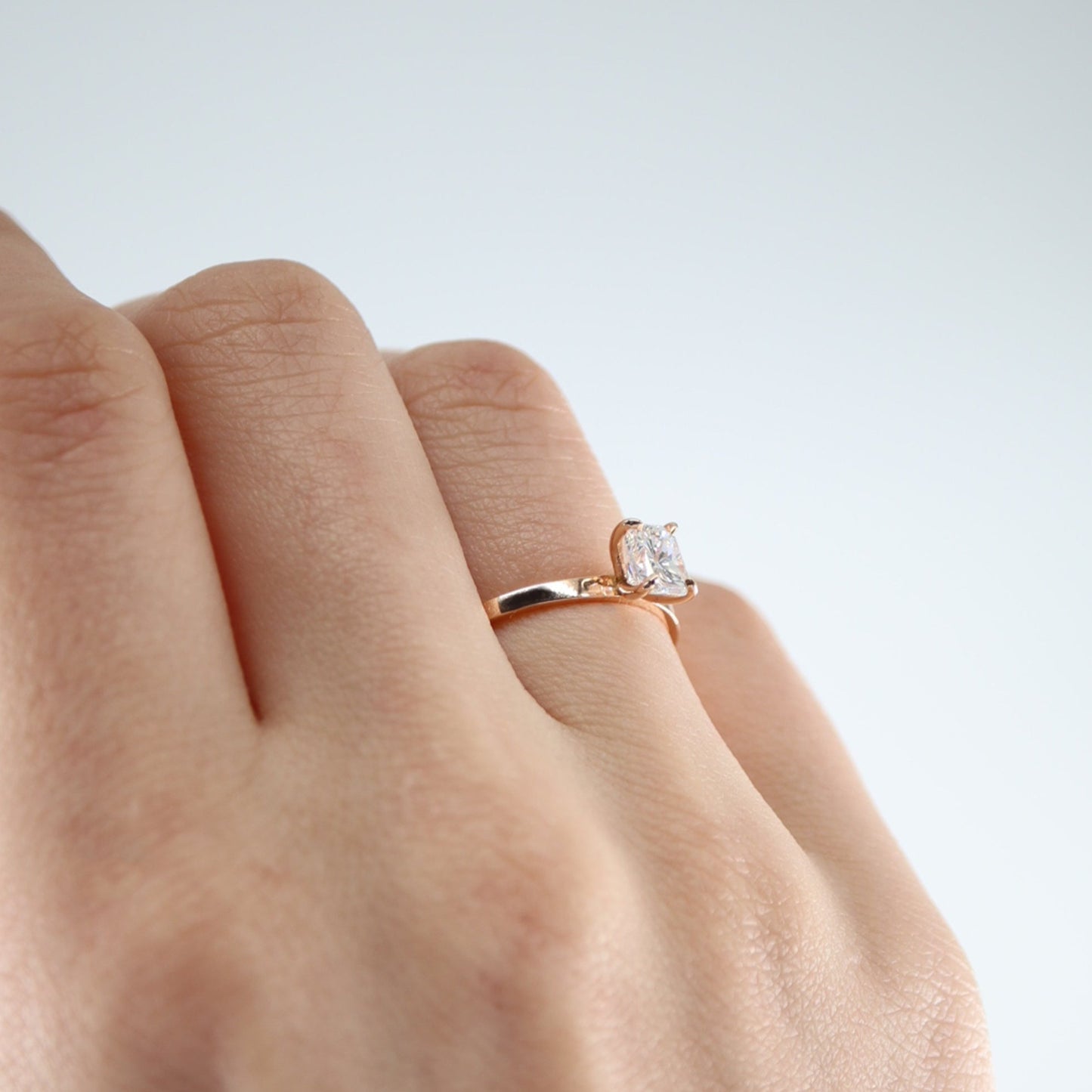 0,68ct Cushion Kesim Tektaş