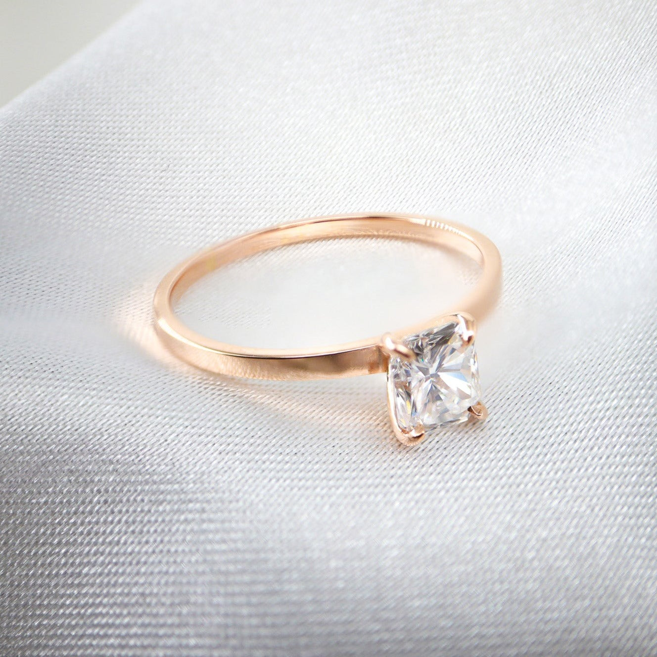 0,68ct Cushion Kesim Tektaş