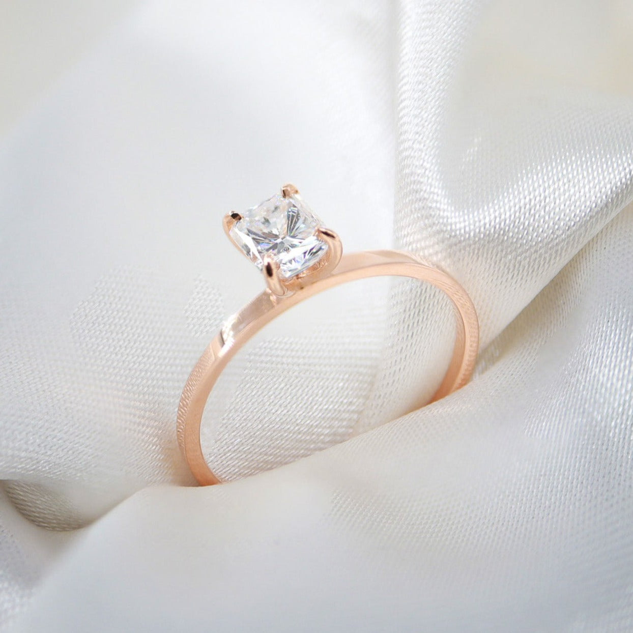 0,68ct Cushion Kesim Tektaş