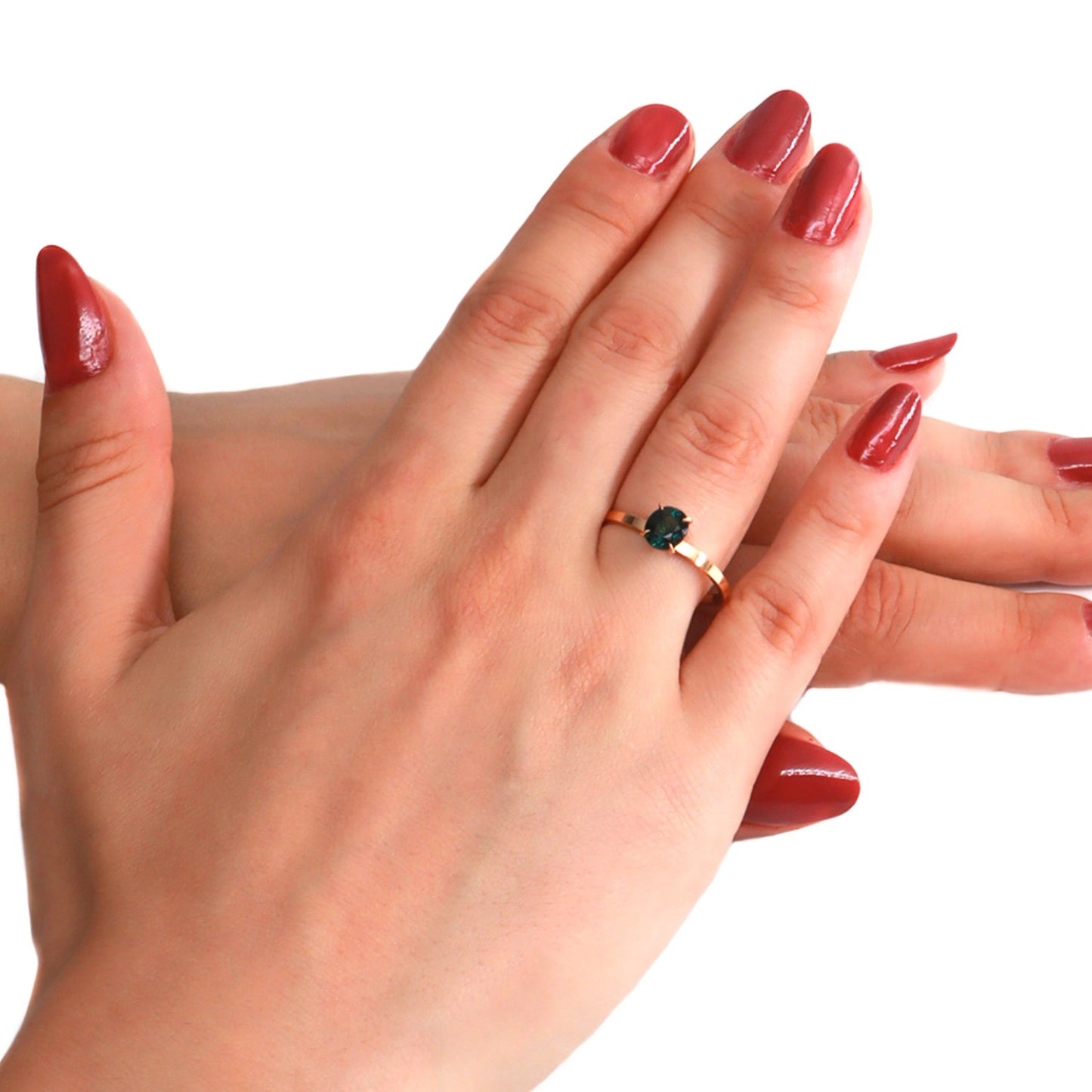 Yeşil Turmalin Vintage Yüzük