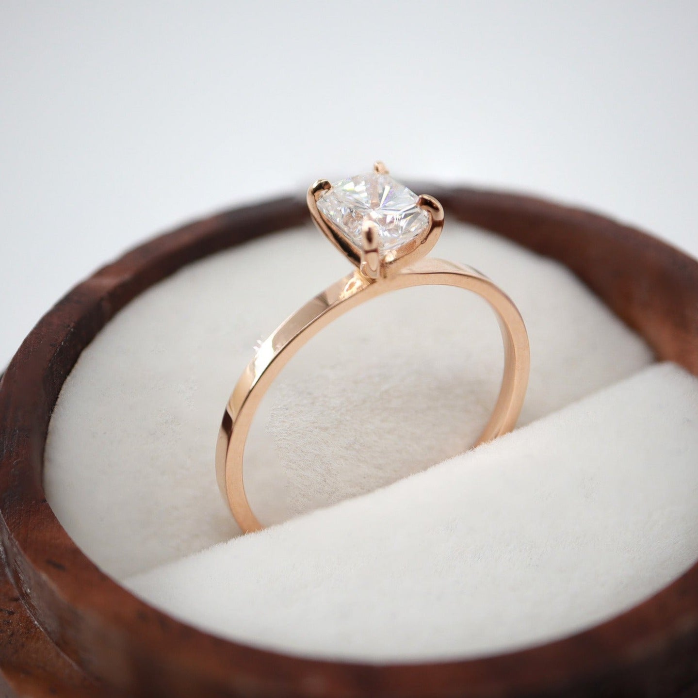 0,68ct Cushion Kesim Tektaş