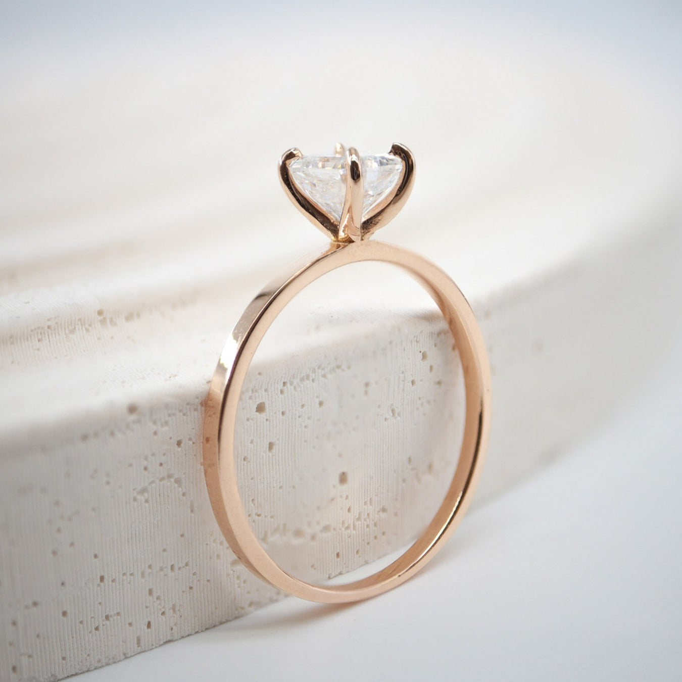 0,68ct Cushion Kesim Tektaş