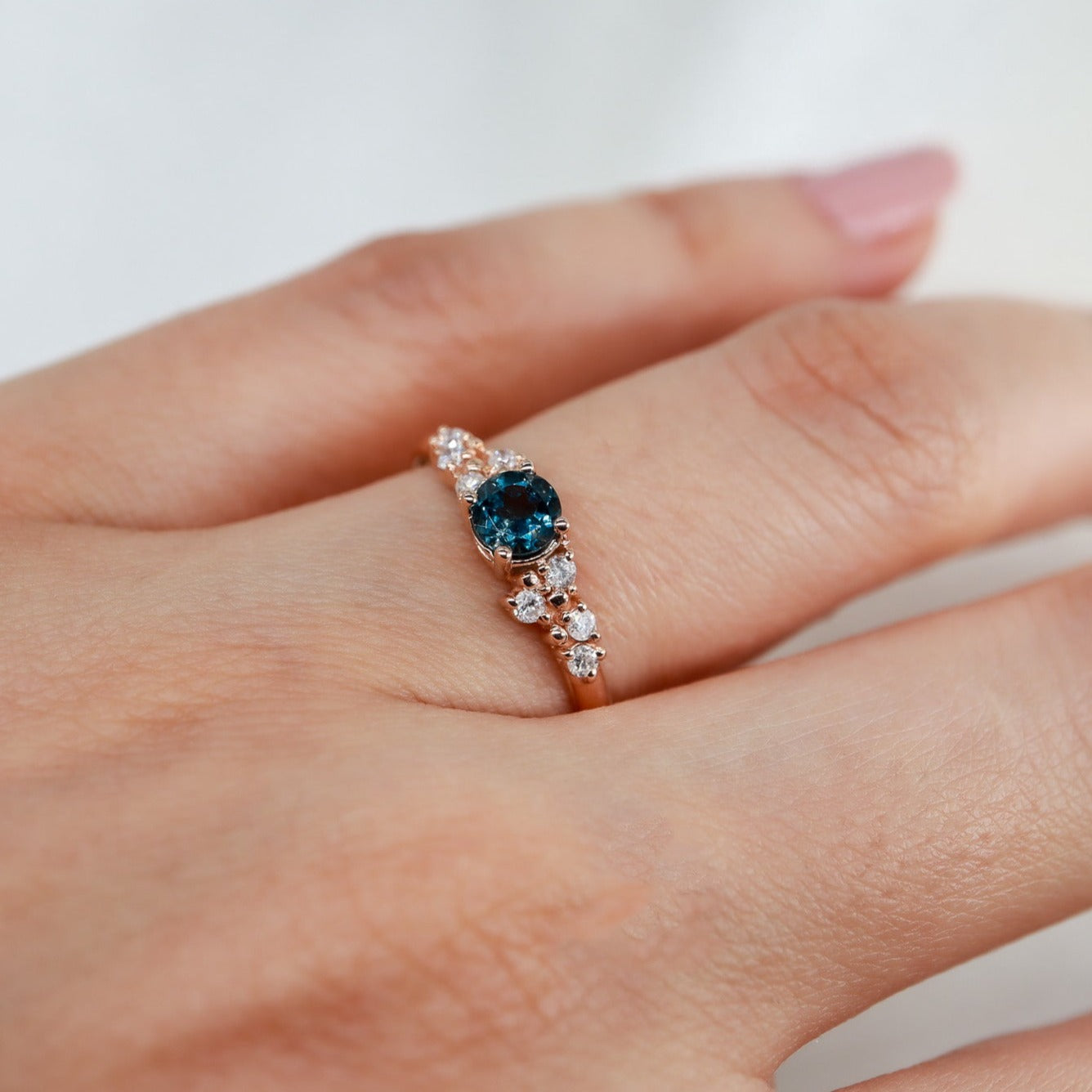 Safir & Pırlanta Vintage Yüzük