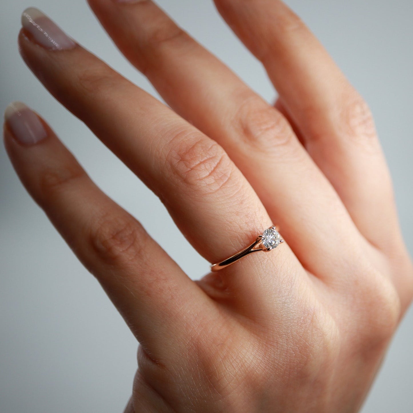 0,30ct Özel Tasarım Tektaş Yüzük