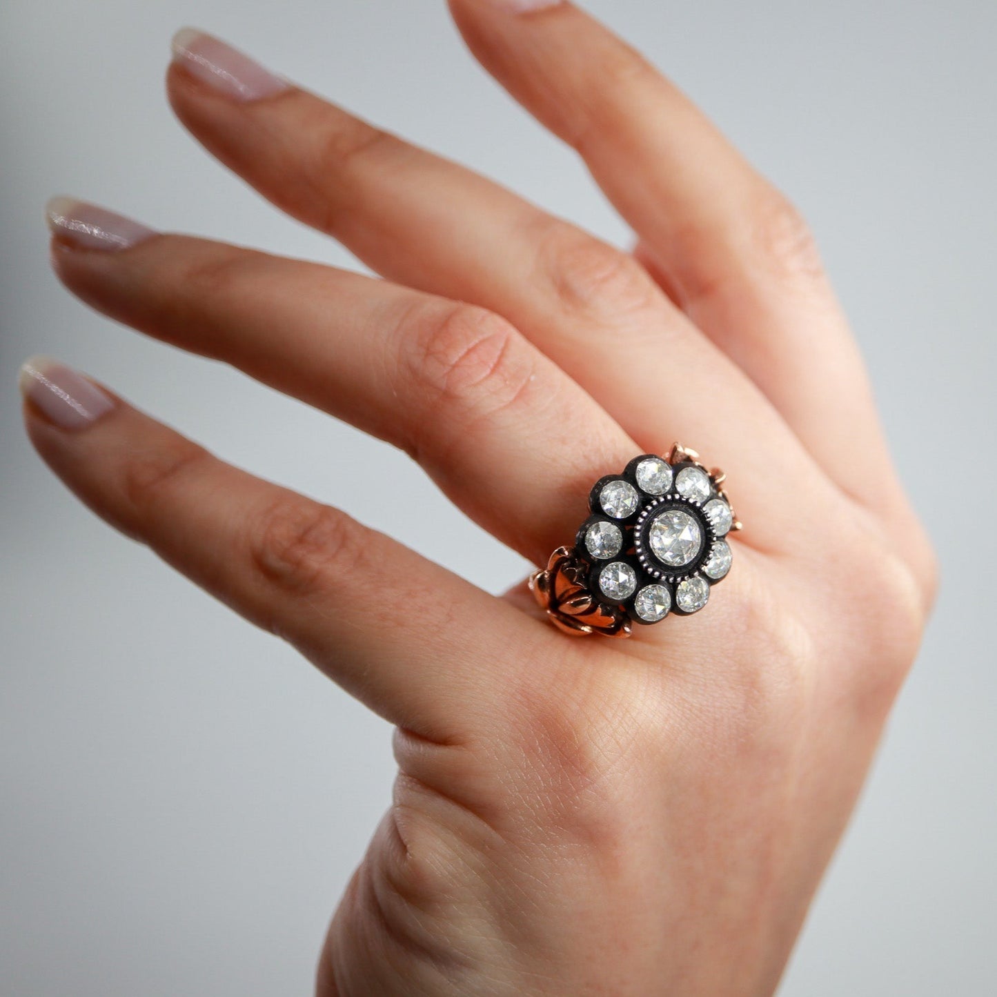 1,30ct Elmas Gül Model Yüzük