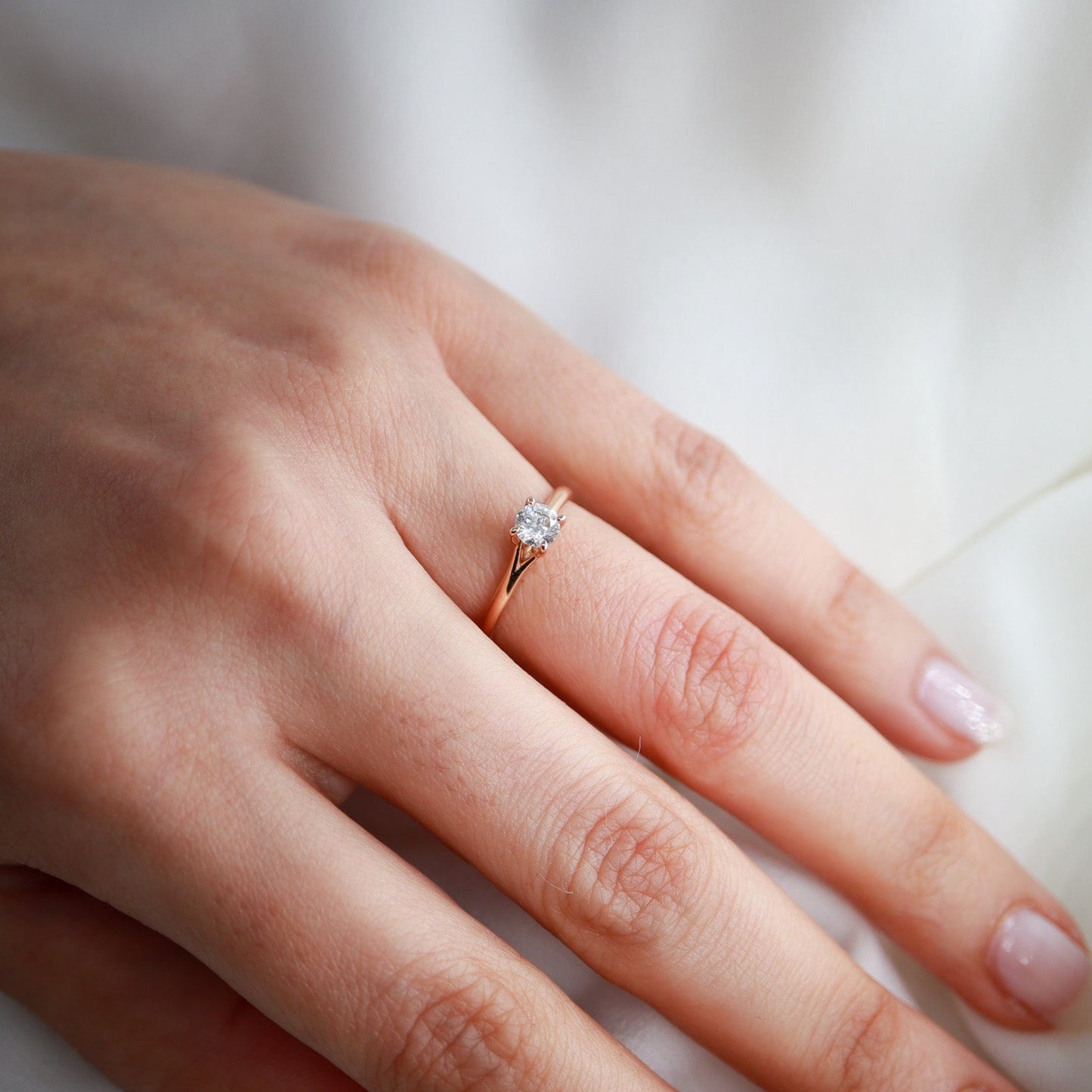 0,30ct Özel Tasarım Tektaş Yüzük